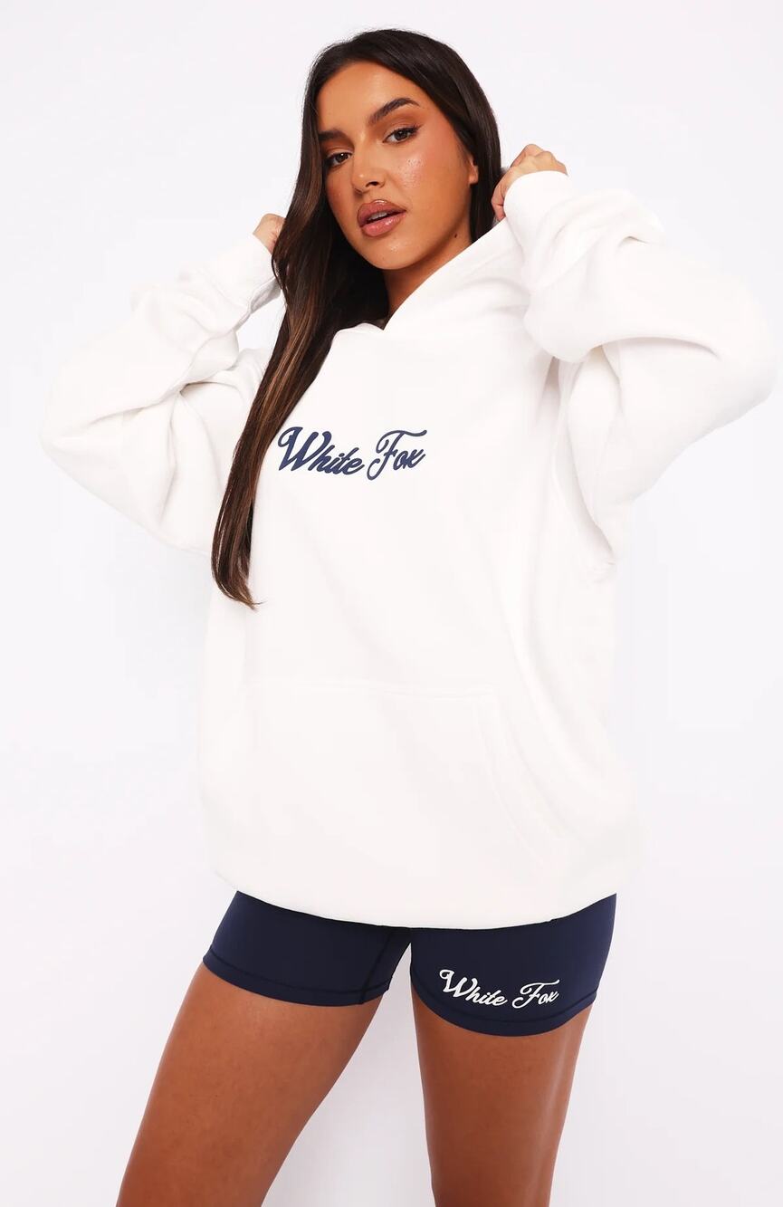 White Fox Boutique oversized pullover hoodie